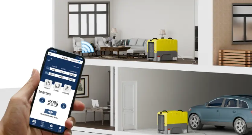 Use an air dehumidifier to reduce indoor humidity