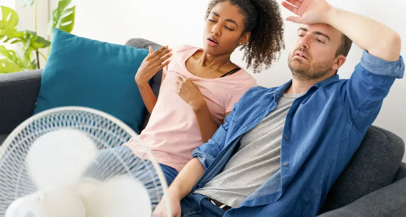 Dehumidifier does not lower the temperature